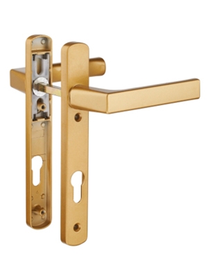 Straight side-hung door lock handle